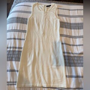 Revolve Central Park West New York bodycon scoop white zipper dress Medium